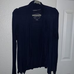 Navy Cardigan Large
