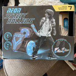 Blue Neon Street Rollers