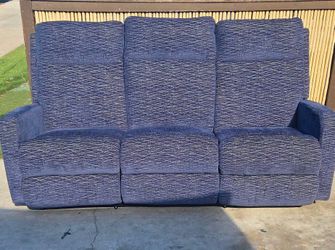 La-Z-Boy three-seat reclining sofa 80"