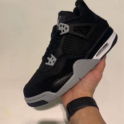 Jordan 4 Black Canvas