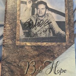 Bob Hope Remembers WWII - Signed CD and Video Package 