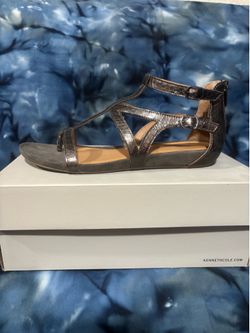 Reaction Kenneth Cole Pewter Strappy Sandals…Beautiful