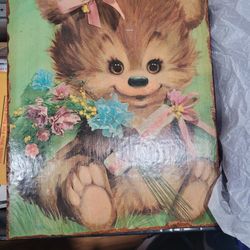 Bear And Elephant Decoupage 