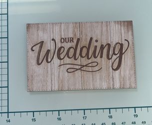 “Our Wedding” Die Cuts