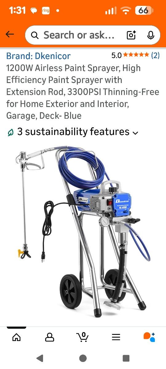 New!Professional House Painting Compressor Machine