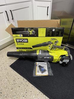 RYOBI 160 MPH 520 CFM 25cc Gas Jet Fan Leaf Blower