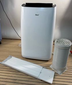 12000 BTU DuraComfort Portable Air Conditioner with Heat, Smart WiFi, Cools Up to 350 Sq Ft, White