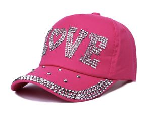 Cap with rhinestones Hot Pink (New)