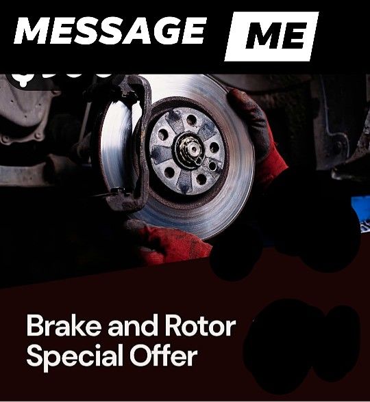 NEW BRAKE AND ROTORS