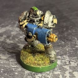  Metal Grey Knight Space Marine - Warhammer 40K. exquisitely painted! Vintage 1992 metal miniature. Stock No 932