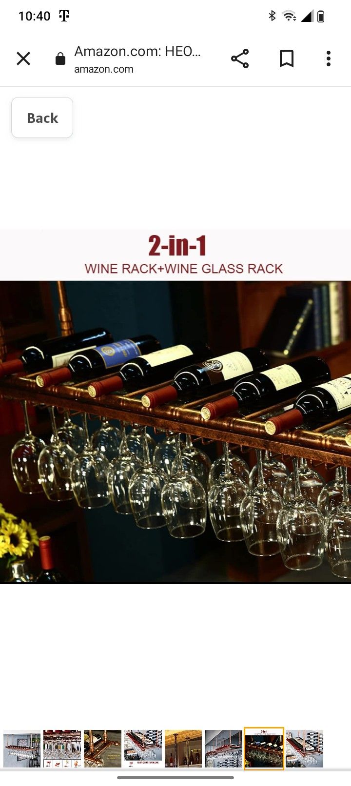 Hanging Wine Rack