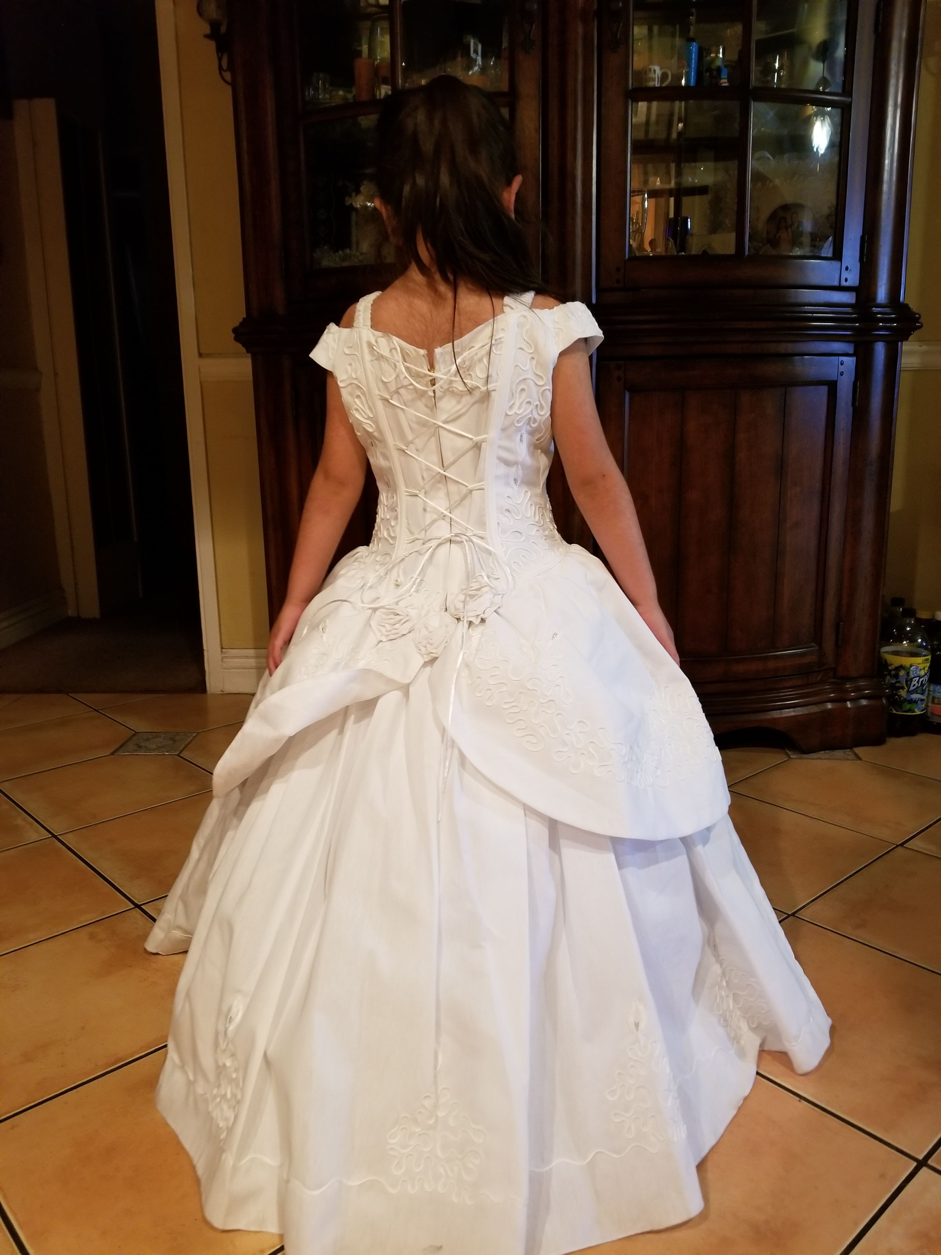 Baptism or wedding dress for a 5 year old girl