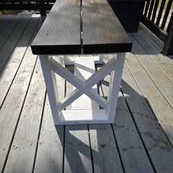 Farmhouse Entryway Bench
