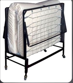 Twin folding bed with mattress $299