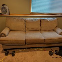 Used Chatham Full Size Tan Couch