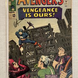 THE AVENGERS #20 (Marvel 1965) The Swordsman Appearance,  Stan Lee, Don Heck, Silver Age GD