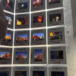 54 Color Photo Slides - Hot Air Balloon & Grand Canyon - Delivery Available 