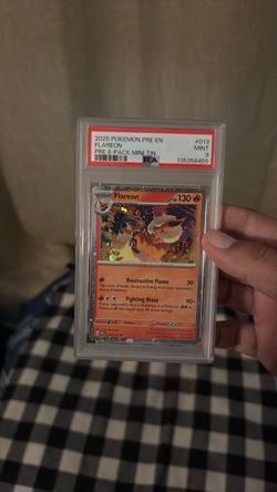 Flareon PSA 9 Mint Pokémon Card 2025