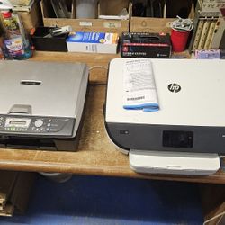 HP Envy Photo 6252 Photo Printer And Brother MFC 210C Printer