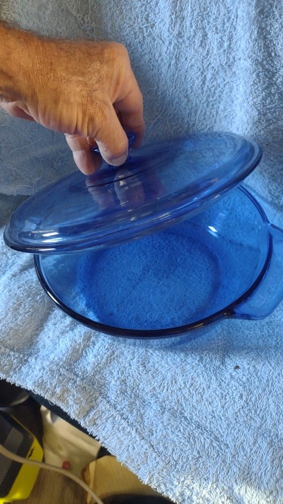 Blue Anchor Casserole And Lid
