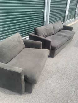 Green sofa and Armchair Set