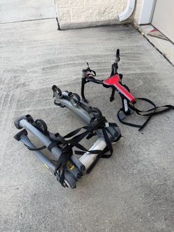 Saris Bones 3 Bike Rack Trunk Mount Bicycle Carrier Holds 3 Bikes - Gray + Free Allen 1 Bike Rack