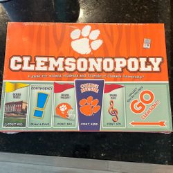 Clemson Monopoly