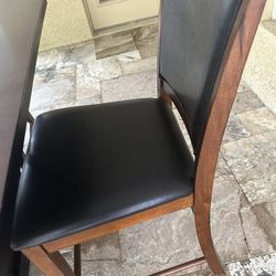 Cherry/brownish Dining Table With 4 Chairs  $48