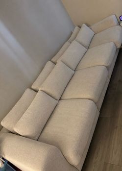 Modular Beige Sectional Couch