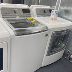 New Scratch And Dent LG Washer And Dryer Set. 1 Year Warranty 