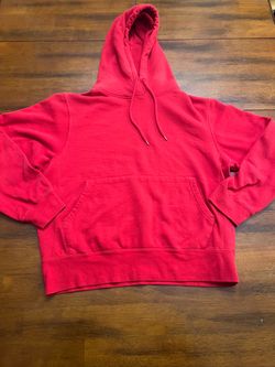Red Pullover Hoodie Sweatshirt