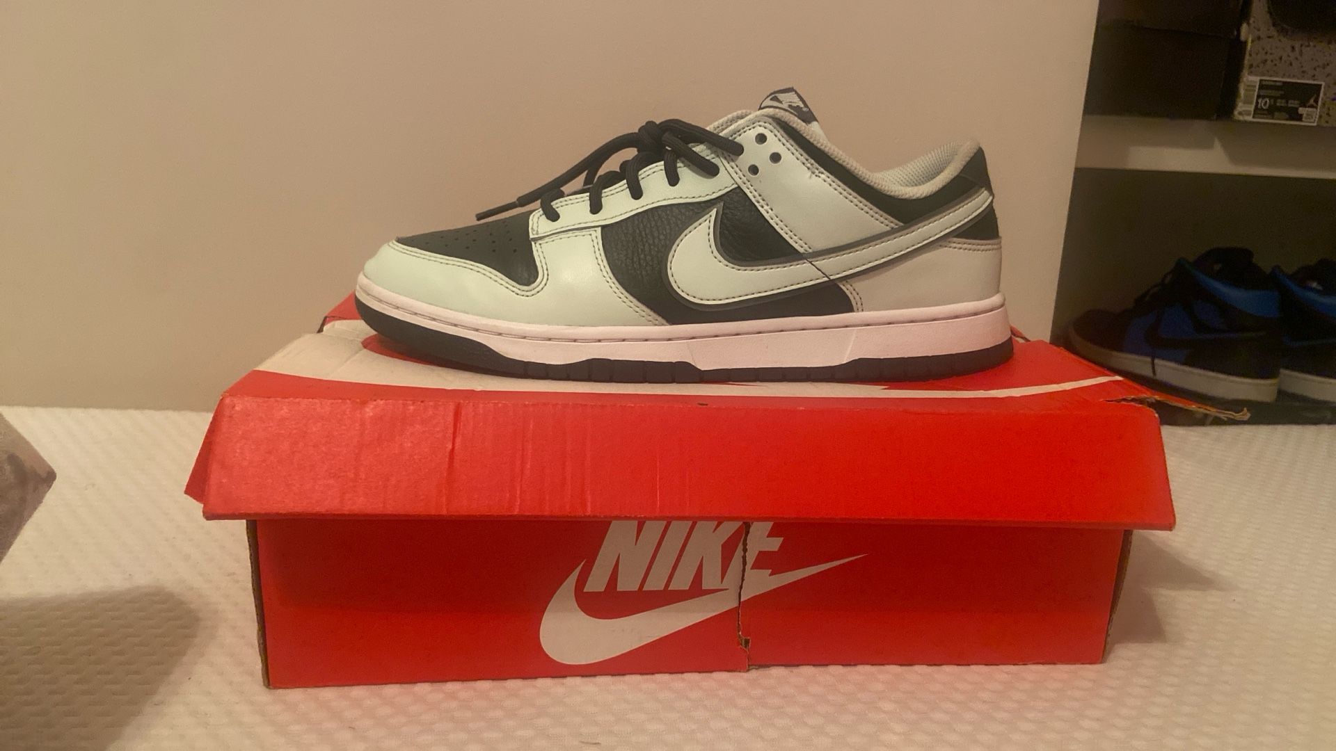 Nike,dunks,Dk Smoke grey/barely Green,10.5