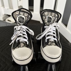 Kids Converse Style Roller Skates Size 4 