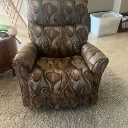Rocking Chair With Cell Phone Charger And Recliner