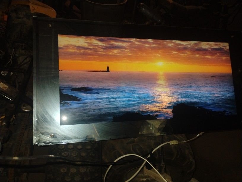 Cuadro Con Luz Y Sonido Del Mar