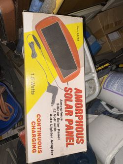 Amorphous Solar Panel - 1.5 Watt