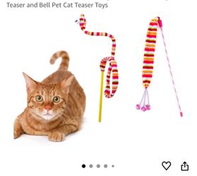 Cat teaser wands set of 2- brand new