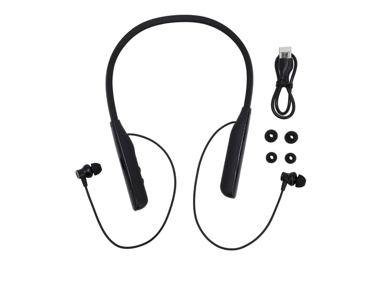 Bluetooth Headphones, Wireless Earbuds with Mic, in Ear Wireless Bluetooth Neckband Headphones, Wireless Stereo Neckband Earbuds, Deep Bass Headset fo