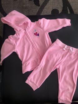 Pink sweat suit