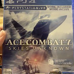Ace Combat 7 Skies Unknown Ps4 Brand New Factory Sealed 