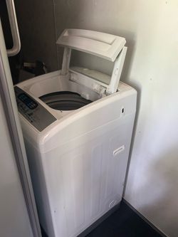 1.6 cu. ft. Compact Top Load Washer in White with Stainless Steel Tub