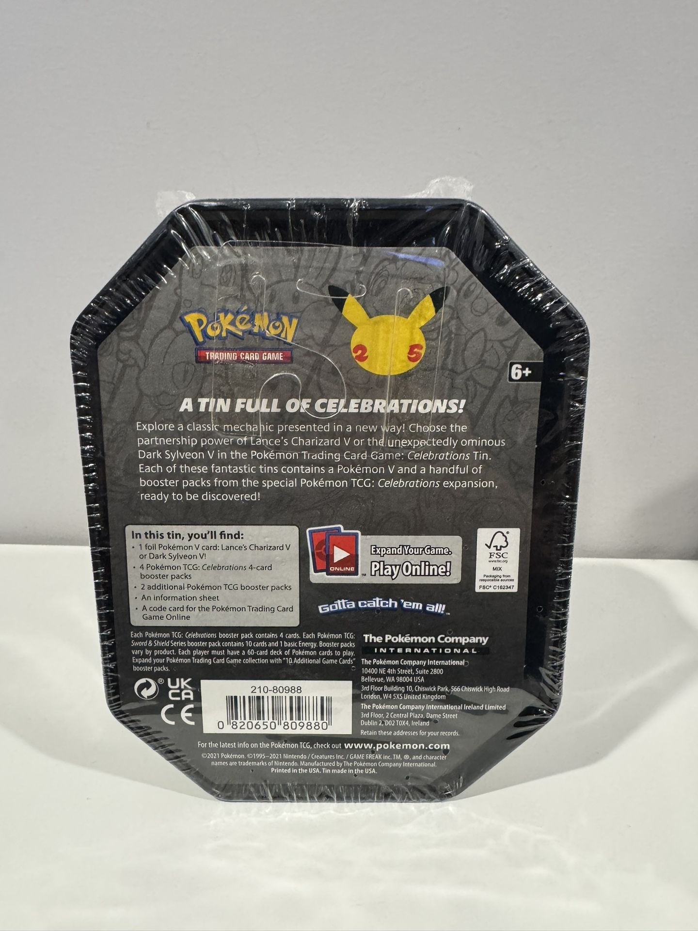 Pokemon Charizard 25th Anniversary Celebrations Tin - joarbit.com Pokemon Charizard 25th Anniversary Celebrations Tin - joarbit.com