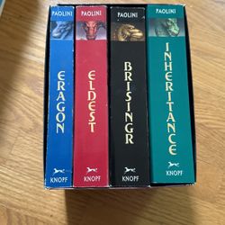Full Eragon Set With Box Long Chapter Books