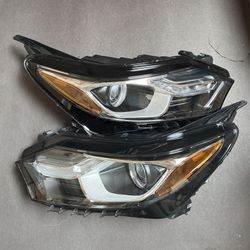 Pair Chevy Equinox 2018-2021 Projector Headlights w/ LED DRL Bulbs Headlamps Assembly Left Right Side 