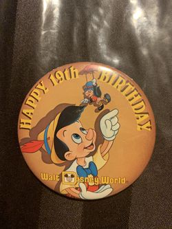 Disney World 1990 (19th Birthday) Cast Member Pin