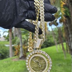 14kt Gold Plated Cuban Link 