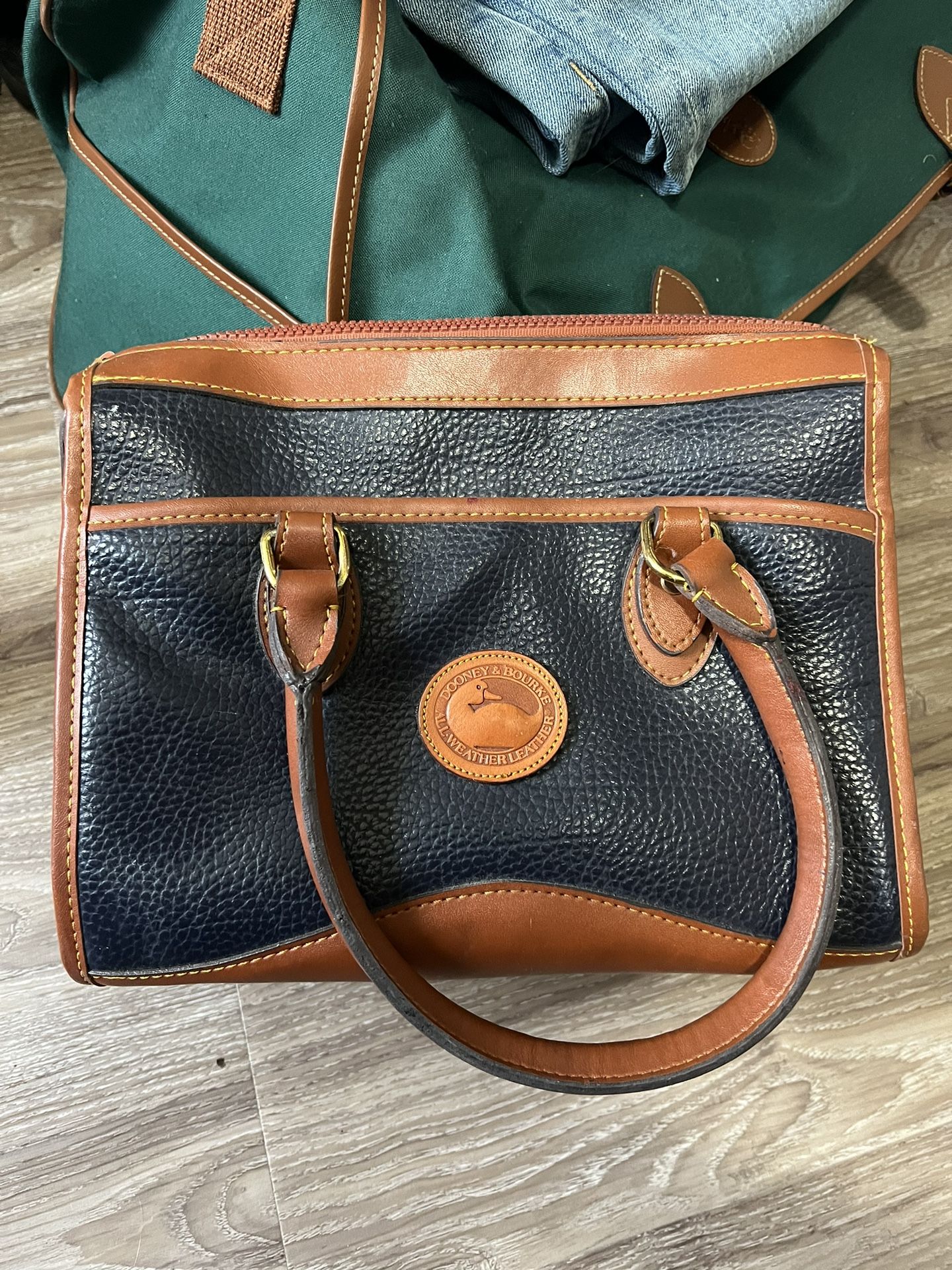 Dooney & Bourke Navy Leather Handbag