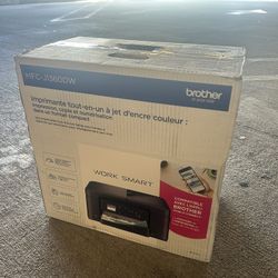 Brother MFC-J1170DW Wireless Color Inkjet All-in-One Printer, NFC One-Touch Print, Duplex, Cloud Print & Scan, Mobile App Control, 2.7" Touchscreen, W