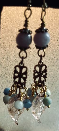3” Agate Earrings