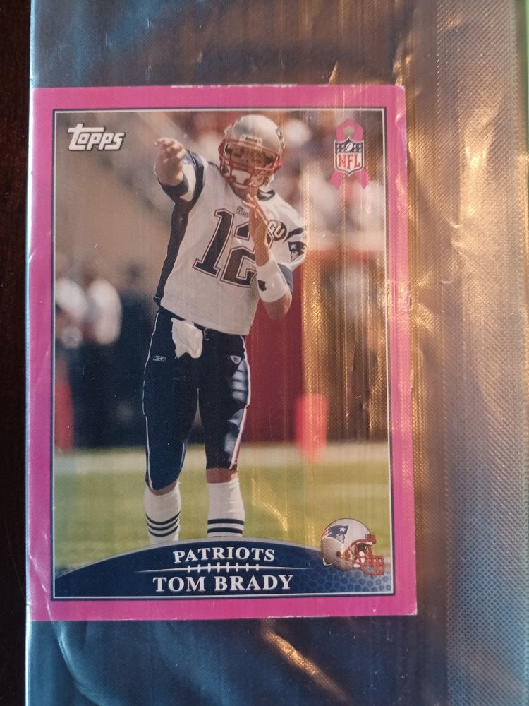 Tom Brady AUTHENTIC Topps Card Patriots